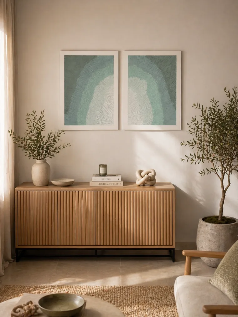 Marea pieces styled at home